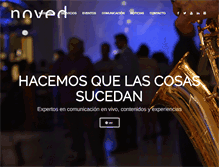 Tablet Screenshot of noved.es